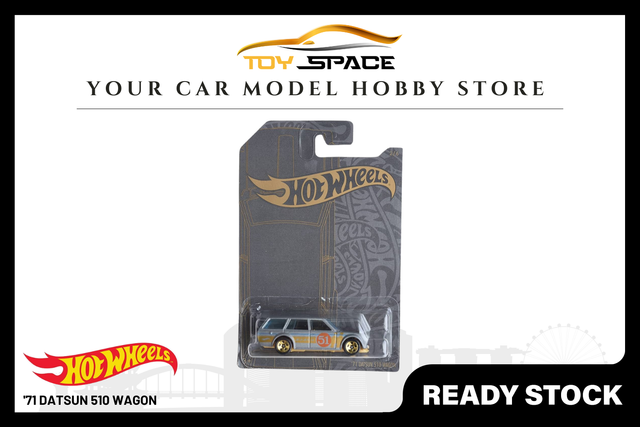 [HOT WHEELS] '71 Datsun 510 Wagon - Toy Space Diecast Online Store Singapore