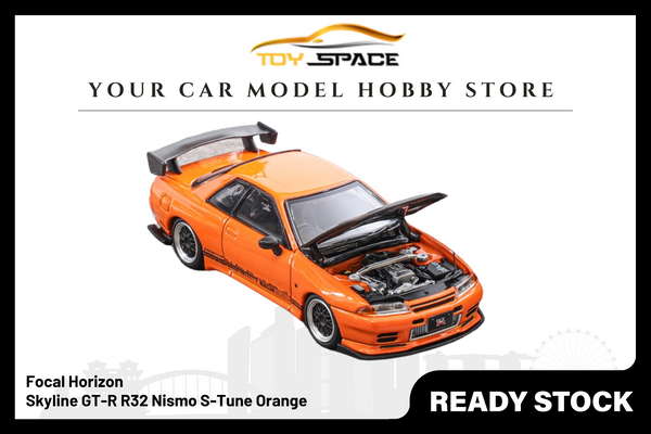 [FOCAL HORIZON] 1/64 Skyline GT-R R32 Nismo S-Tune Orange