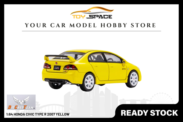 [DCT] 1:64 Honda Civic Type R 2007 Yellow