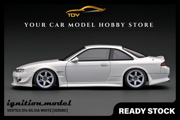 [IGNITION MODEL] 1:18 VERTEX S14 Silvia White [IG3080]