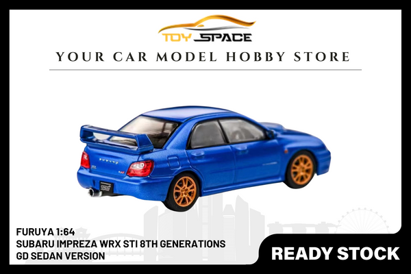 [FURUYA] 1/64 Subaru Impreza WRX STi 8th Generations GD Sedan Version