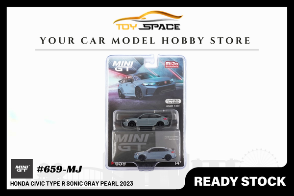 [MINI GT] Honda Civic Type R Sonic Gray Pearl 2023