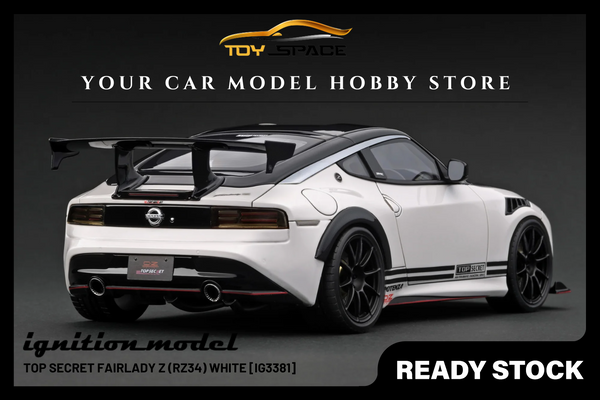 [IGNITION MODEL] 1:18 Top Secret Fairlady Z (RZ34) White [IG3381]