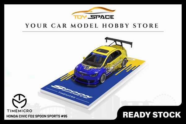 [TIME MICRO] 1:64 Honda Civic FD2 Spoon Sports #95