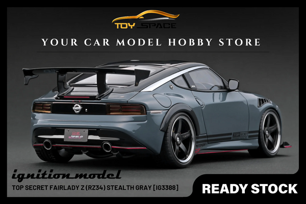 [IGNITION MODEL] 1:18 Top Secret Fairlady Z (RZ34) Stealth Gray [IG3388]