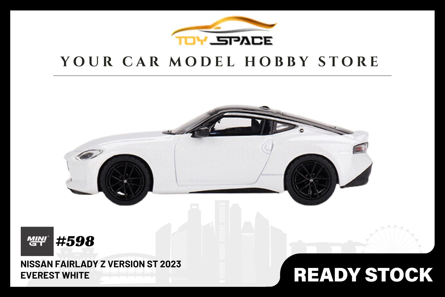 [MINI GT] Nissan Fairlady Z Version ST 2023 Everest White (RHD)