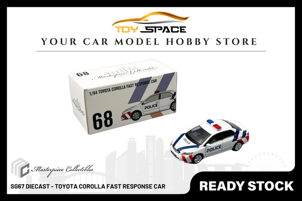 [MASTERPIECE] SG68 Diecast - Toyota Corolla Fast Response Car