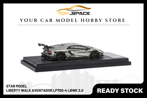 [STAR MODEL] 1/64 Liberty Walk Aventador LP700-4 LBWK 2.0