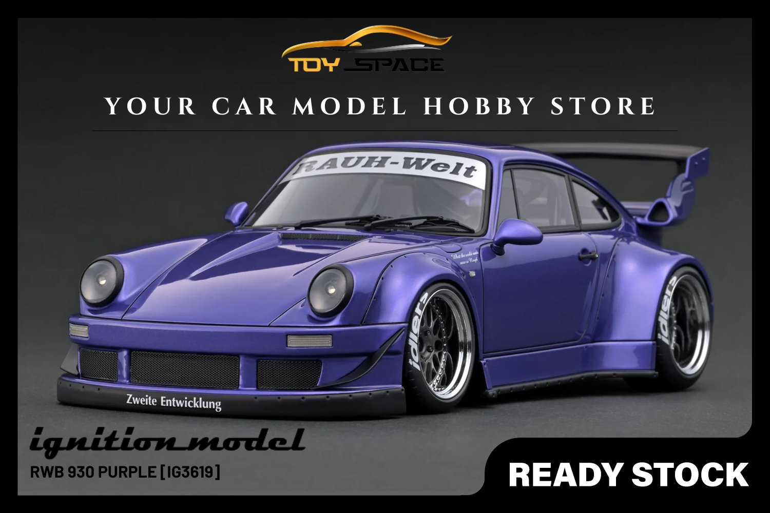 [IGNITION MODEL] 1:18 RWB 930 Purple [IG3619]