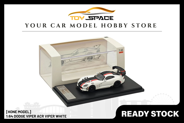 [HONE MODEL] 1:64 Dodge Viper ACR Viper White
