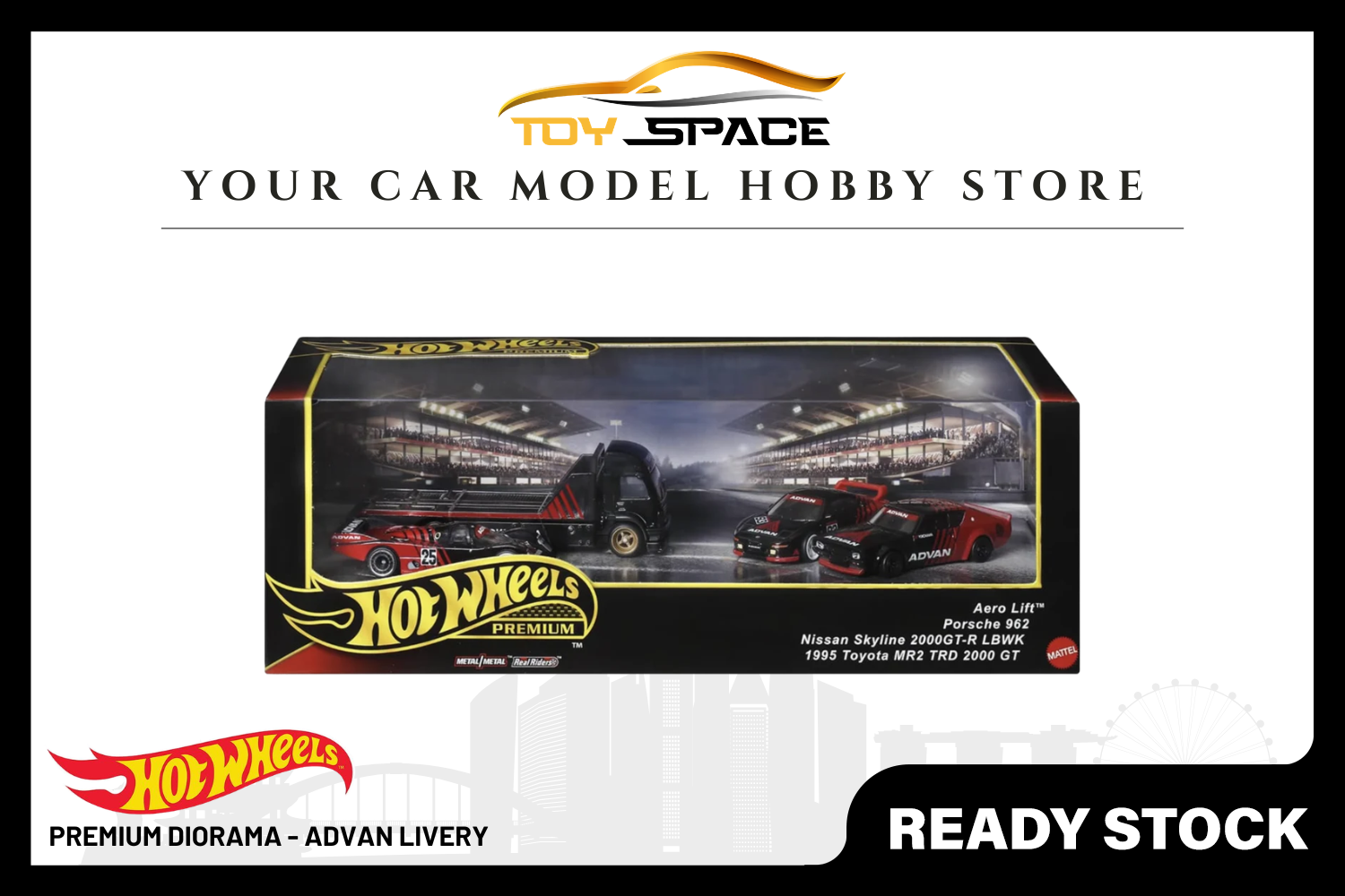 [HOT WHEELS] Premium Diorama - Advan Livery