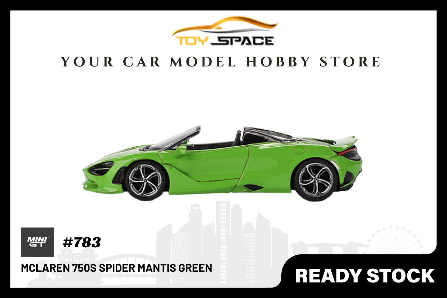 [MINI GT] McLaren 750S Spider Mantis Green