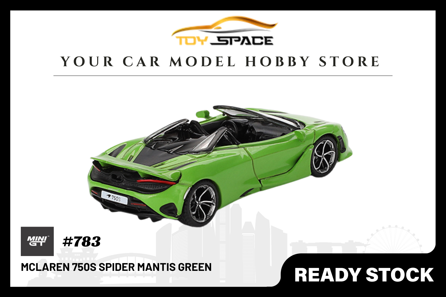 [MINI GT] McLaren 750S Spider Mantis Green