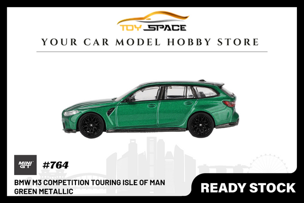 [MINI GT] BMW M3 Competition Touring Isle of Man Green Metallic