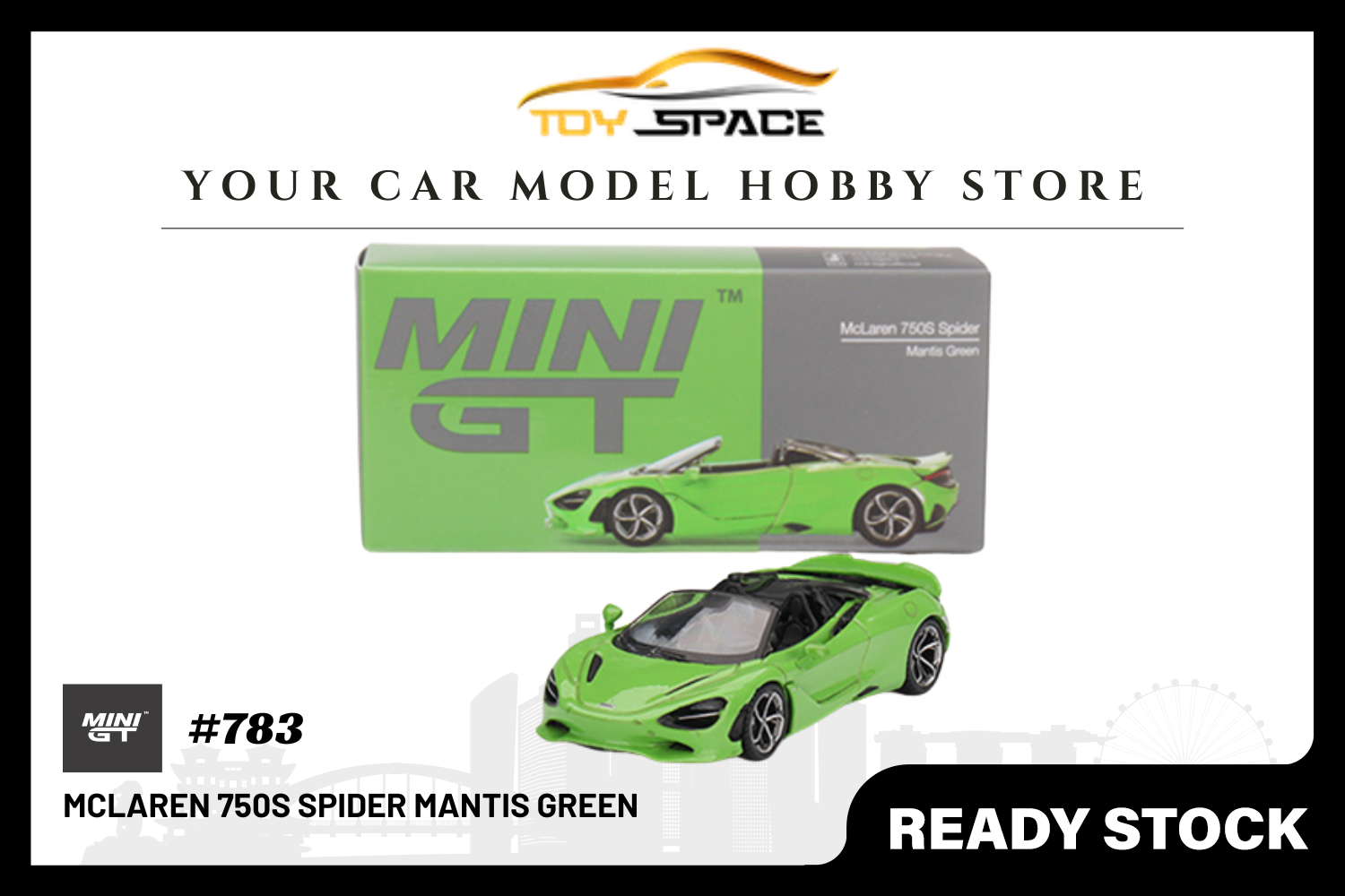 [MINI GT] McLaren 750S Spider Mantis Green