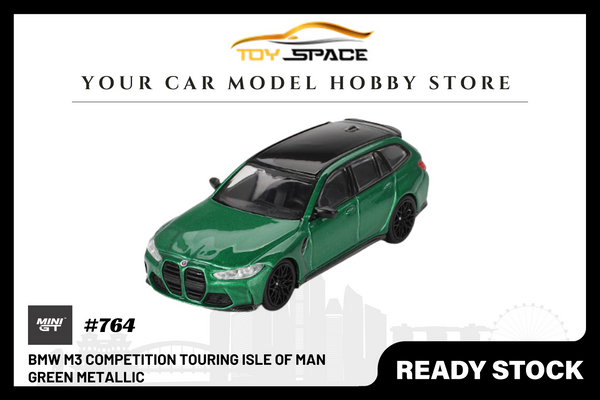 [MINI GT] BMW M3 Competition Touring Isle of Man Green Metallic