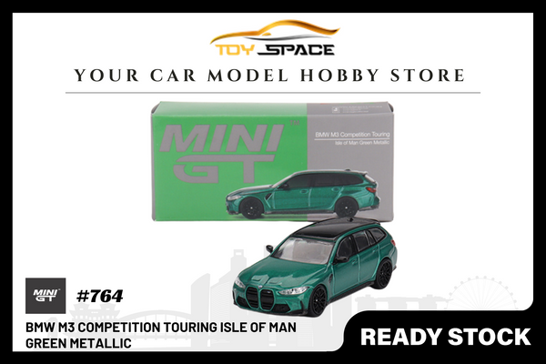 [MINI GT] BMW M3 Competition Touring Isle of Man Green Metallic