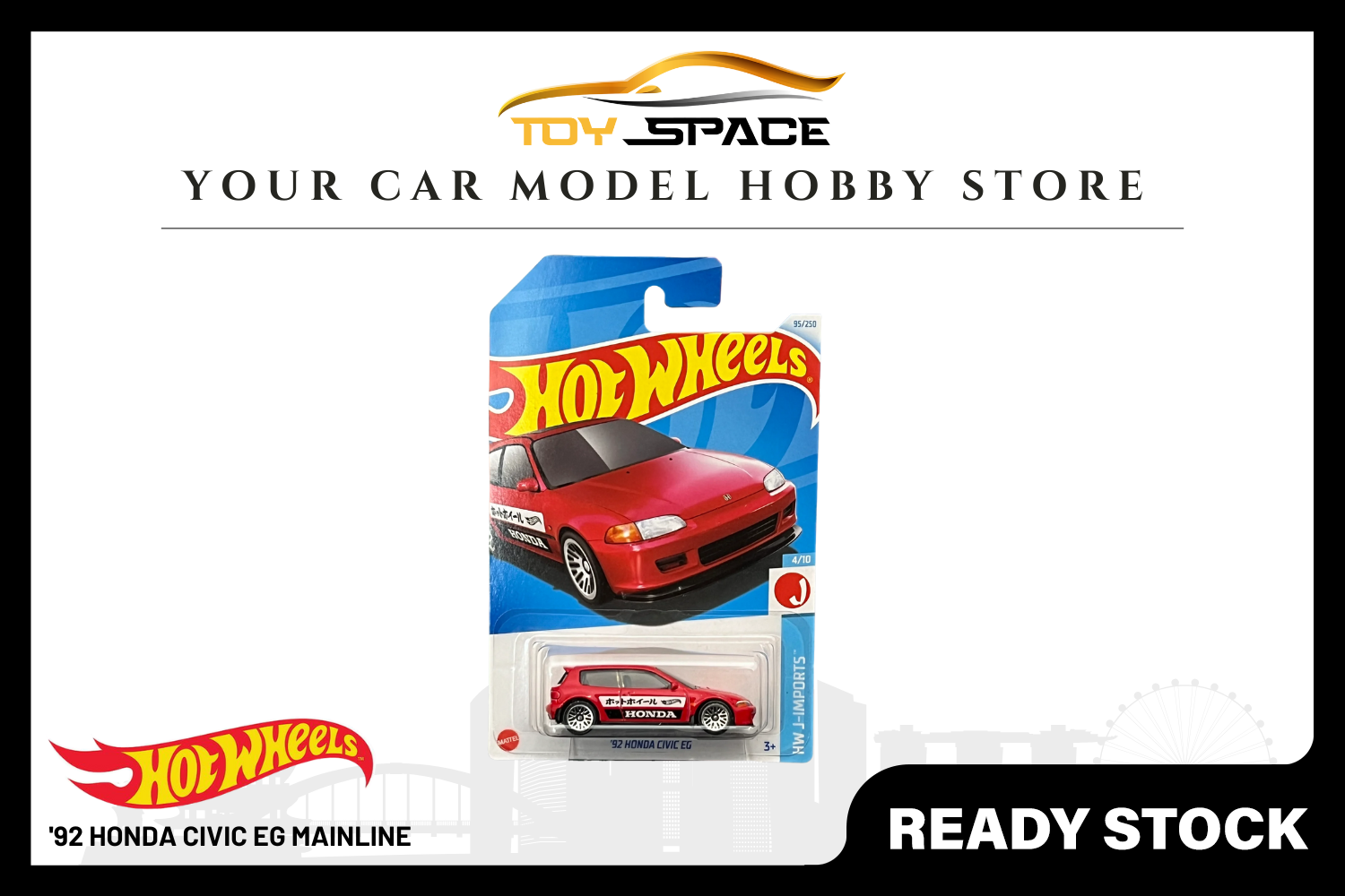 [HOT WHEELS] '92 Honda Civic EG Mainline