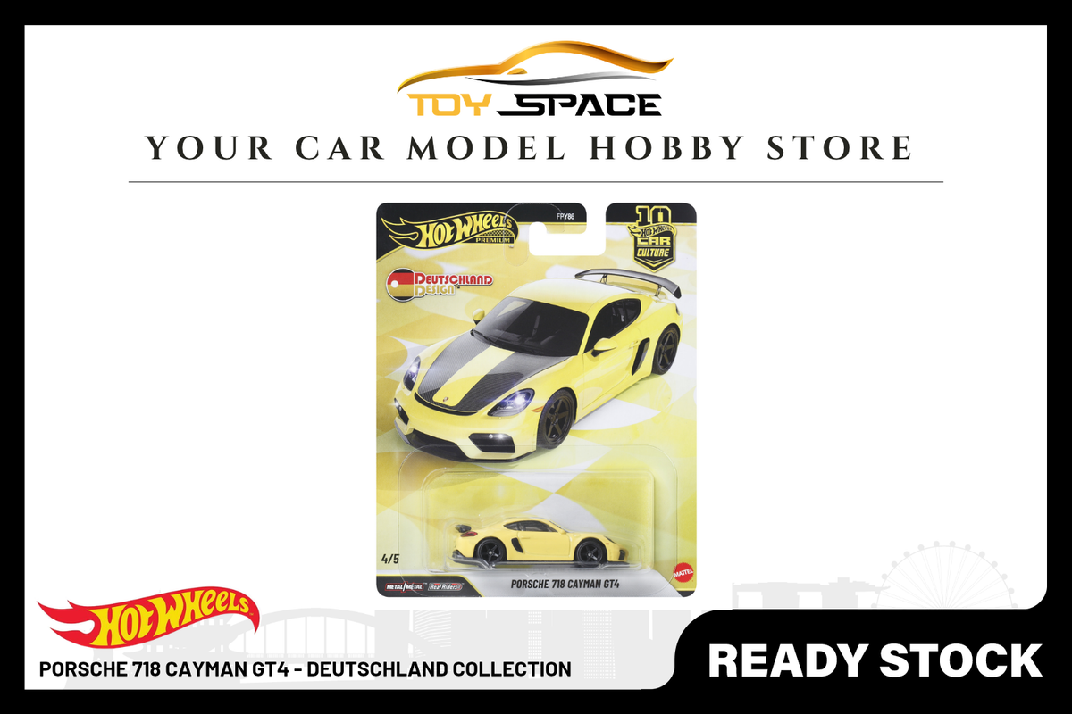 [HOT WHEELS] Porsche 718 Cayman GT4 - Deutschland Collection