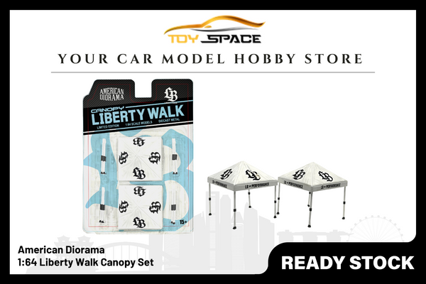 [AMERICAN DIORAMA] 1/64 Liberty Walk Canopy Set