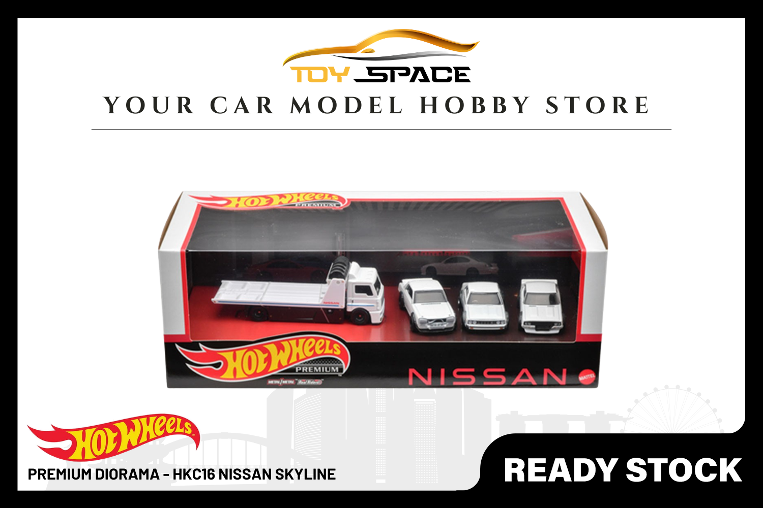 [HOT WHEELS] Premium Diorama - HKC16 Nissan Skyline