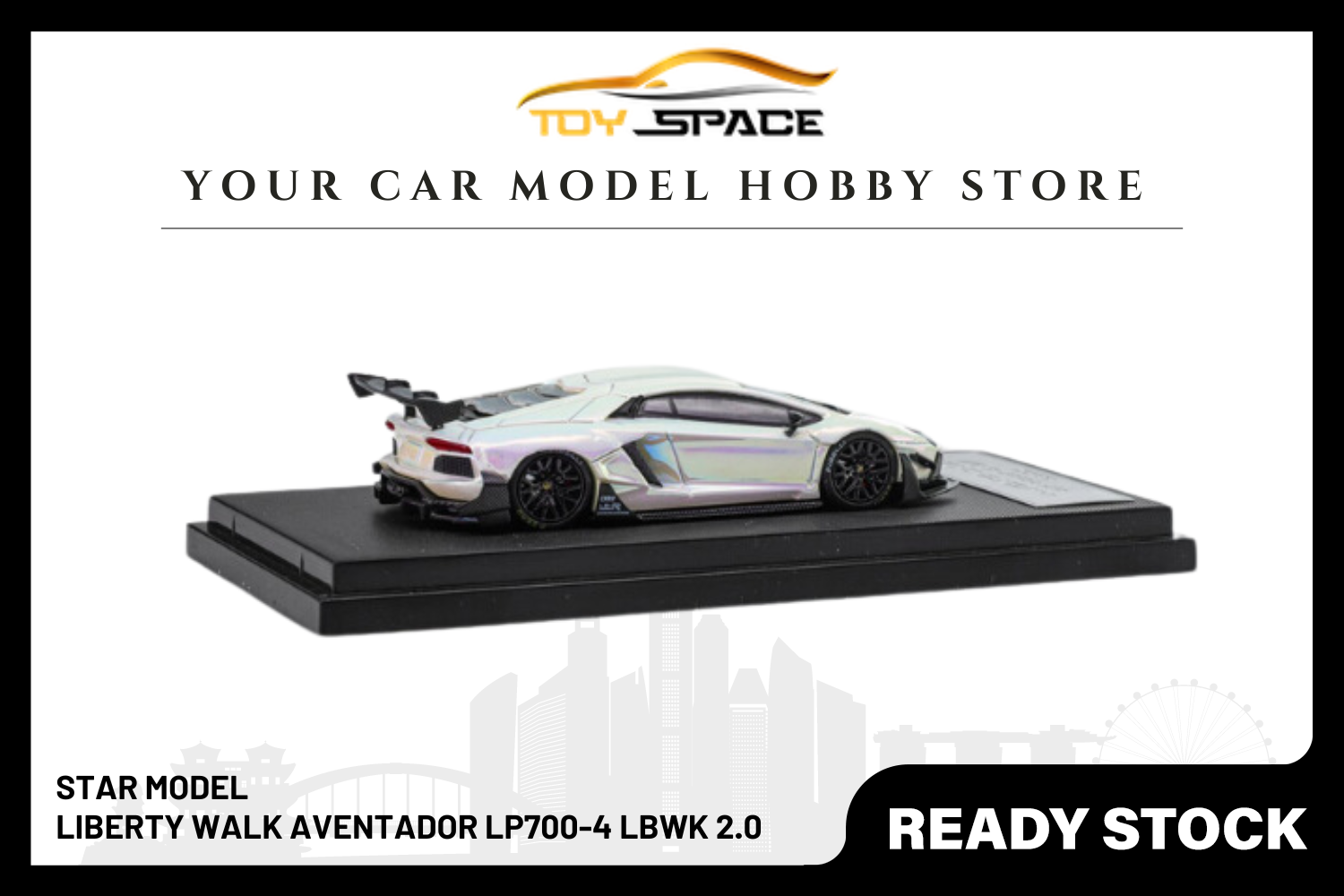 [STAR MODEL] 1/64 Liberty Walk Aventador LP700-4 LBWK 2.0