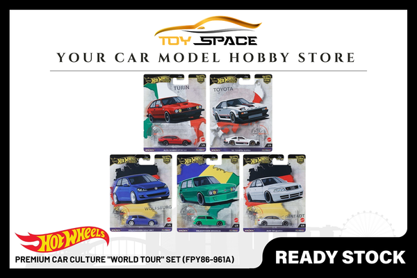 [HOT WHEELS] Premium Car Culture "World Tour" Set Of 5 (FPY86-961A)