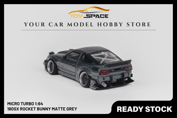 [MICRO TURBO] 1/64 180SX Rocket Bunny Matte Grey