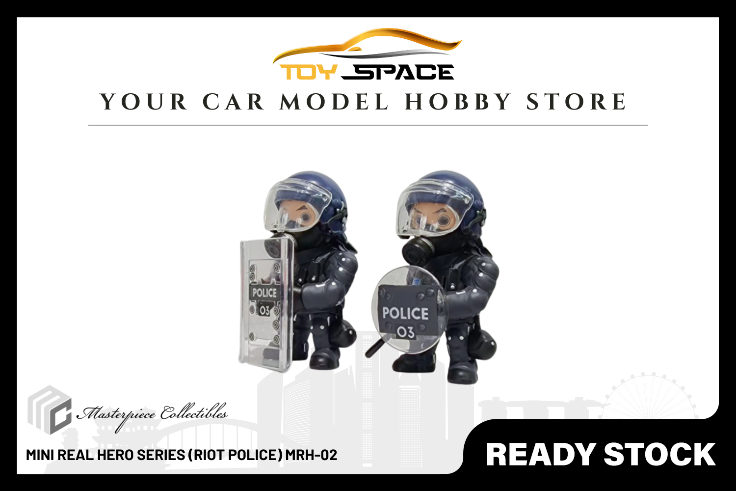 [MASTERPIECE] Mini Real Hero Series (Riot Police) MRH-02