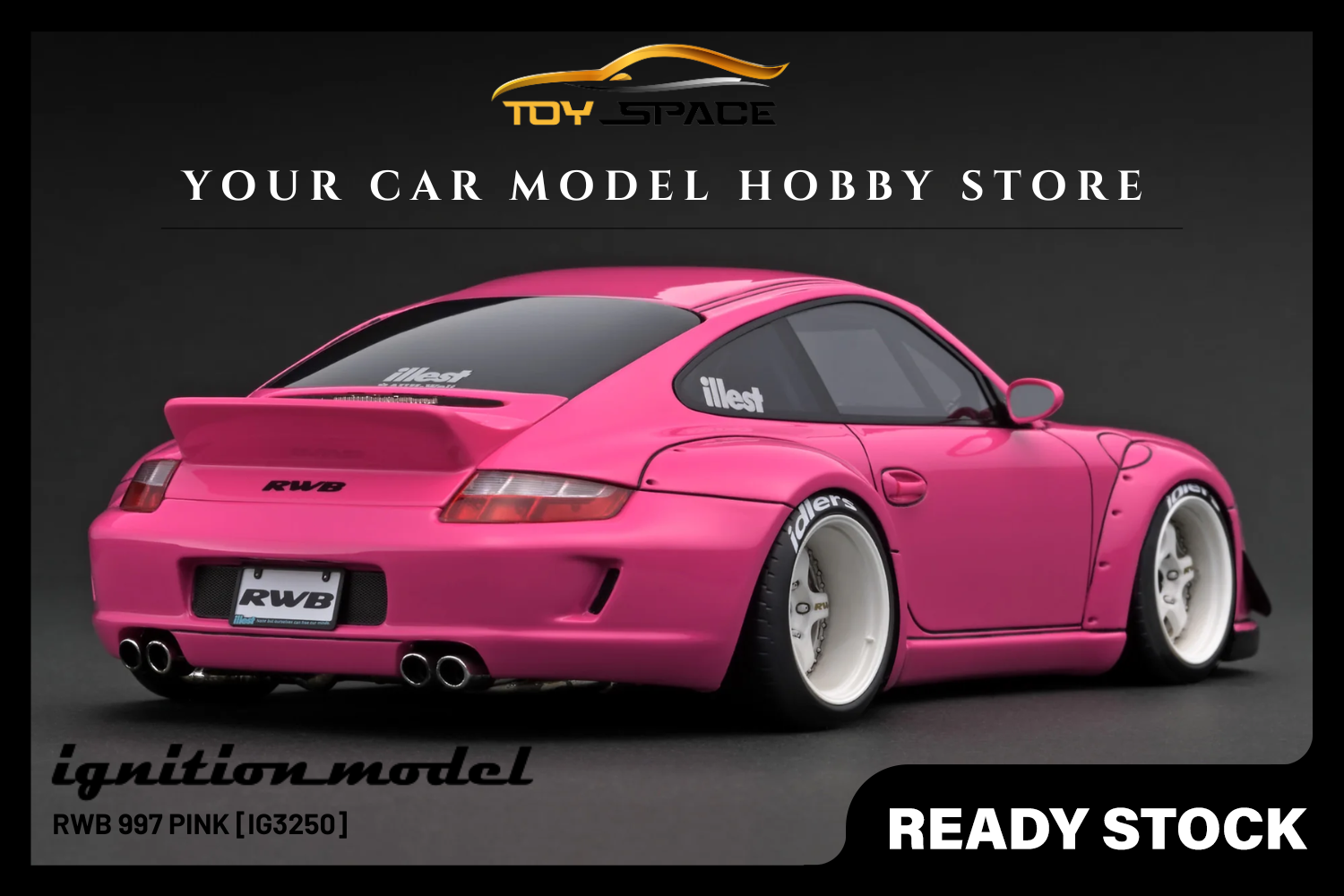 [IGNITION MODEL] 1:18 RWB 997 Pink [IG3250]