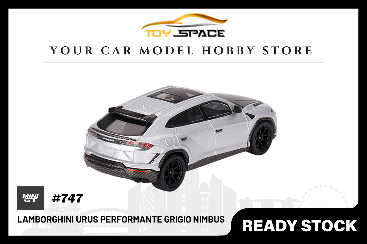 [MINI GT] Lamborghini Urus Performante Grigio Nimbus