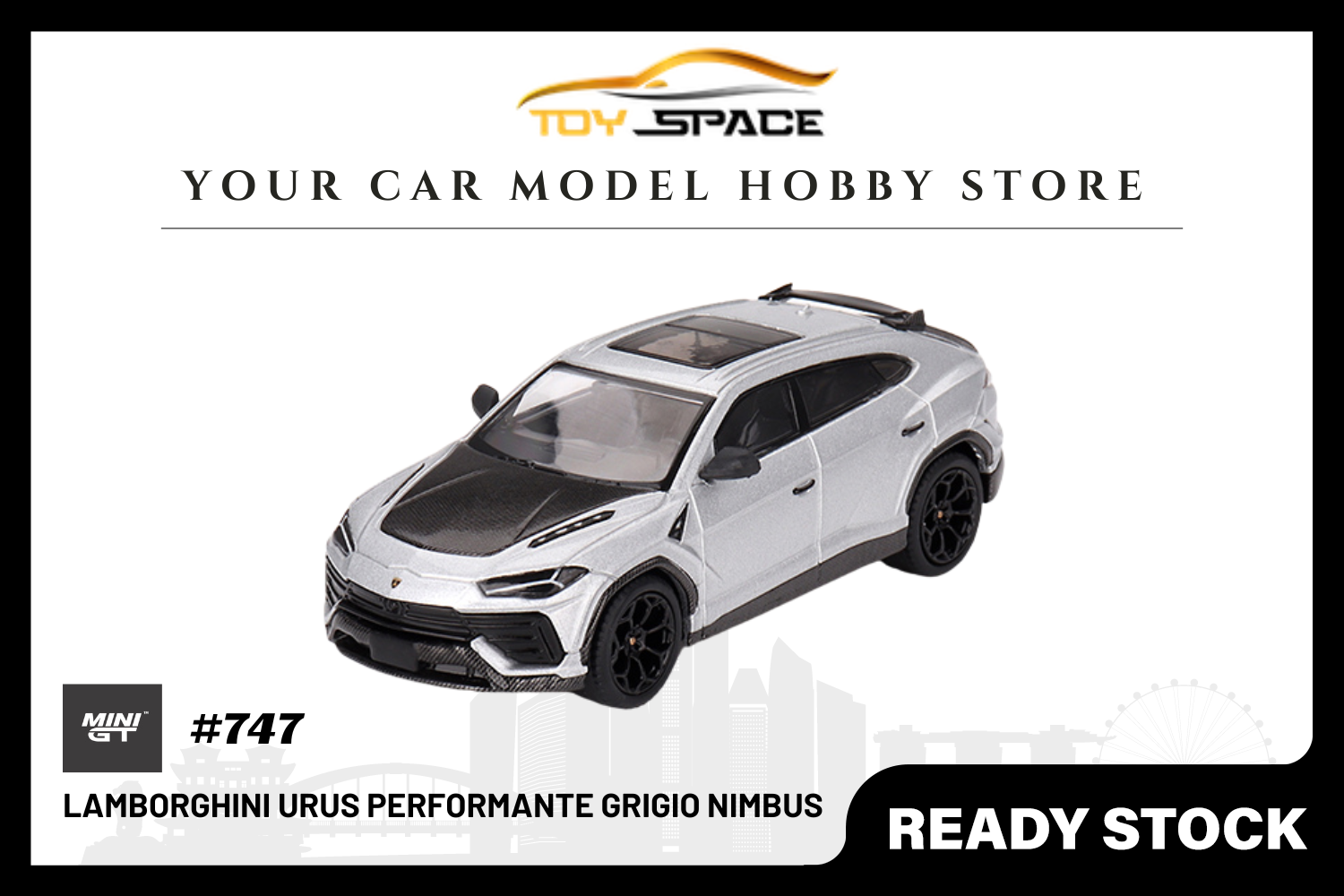 [MINI GT] Lamborghini Urus Performante Grigio Nimbus