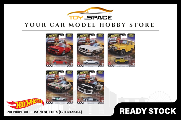 [HOT WHEELS] Premium Boulevard Set of 5 (GJT68-958A)