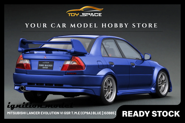 [IGNITION MODEL] 1:18 Mitsubishi Lancer Evolution VI GSR T.M.E (CP9A) Blue [IG3665]