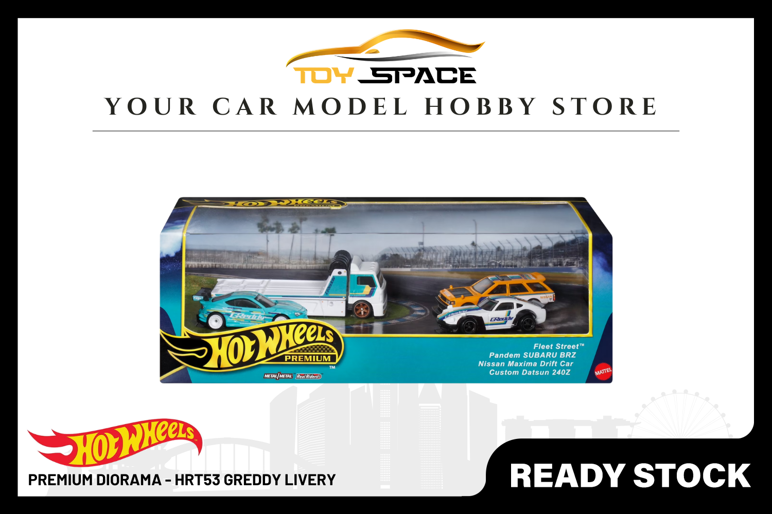 [HOT WHEELS] Premium Diorama - HRT53 Greddy Livery