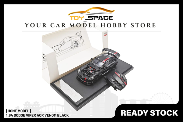 [HONE MODEL] 1:64 Dodge Viper ACR Venom Black