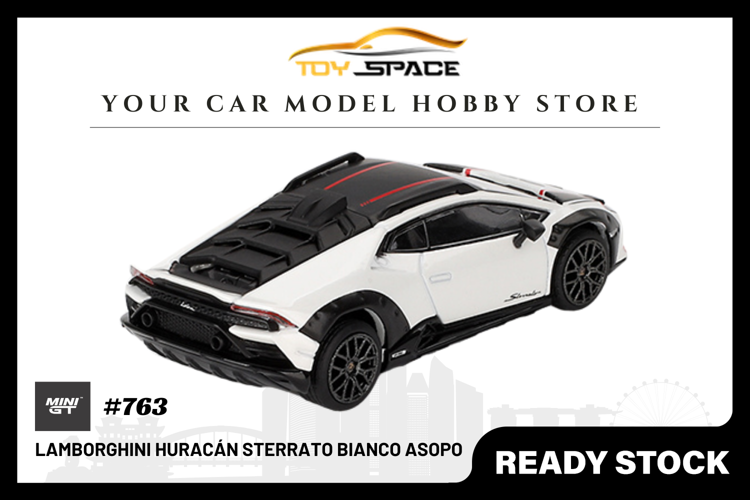 [MINI GT] Lamborghini Huracán Sterrato Bianco Asopo