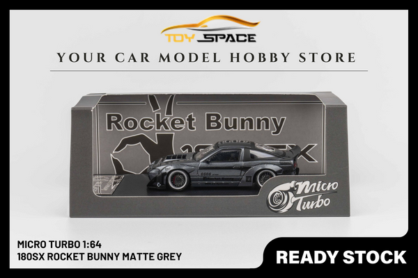 [MICRO TURBO] 1/64 180SX Rocket Bunny Matte Grey