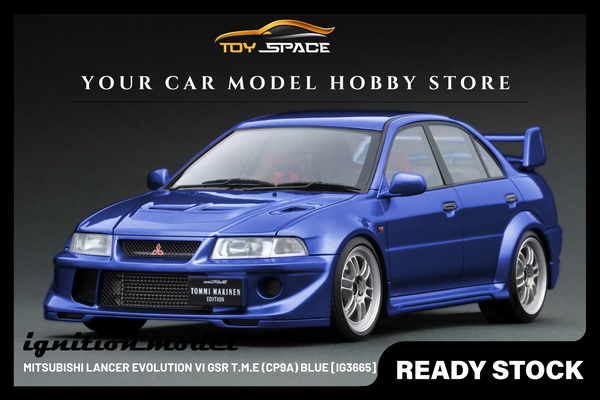 [IGNITION MODEL] 1:18 Mitsubishi Lancer Evolution VI GSR T.M.E (CP9A) Blue [IG3665]