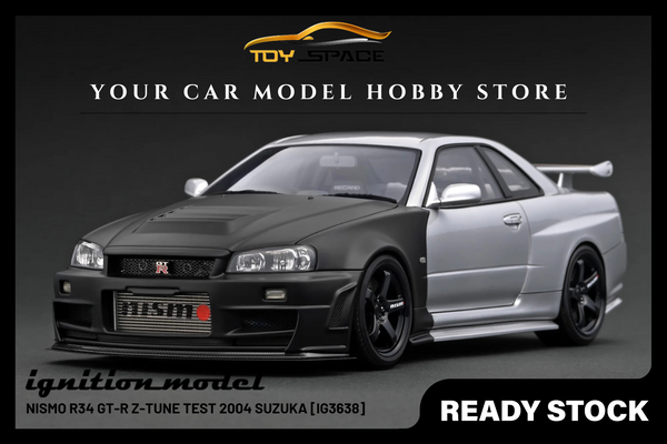 [IGNITION MODEL] 1:18 Nismo R34 GT-R Z-Tune Test 2004 Suzuka [IG3638]