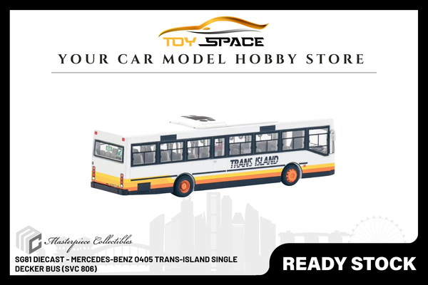 [MASTERPIECE] SG81 Diecast - Mercedes-Benz O405 Trans-Island Single Decker Bus (SVC 806)
