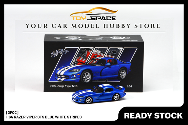 [GFCC] 1:64 Razer Viper GTS Blue White Stripes