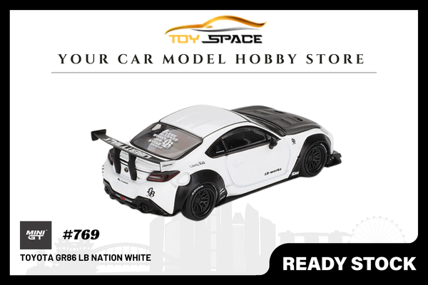 [MINI GT] Toyota GR86 LB Nation White