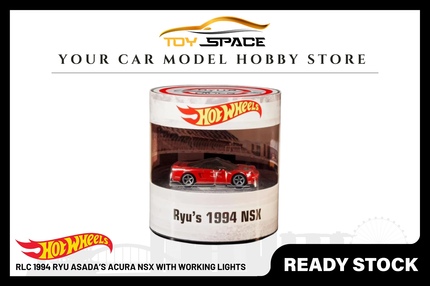 [HOT WHEELS] RLC 1994 Ryu Asada’s ACURA NSX With Working Lights