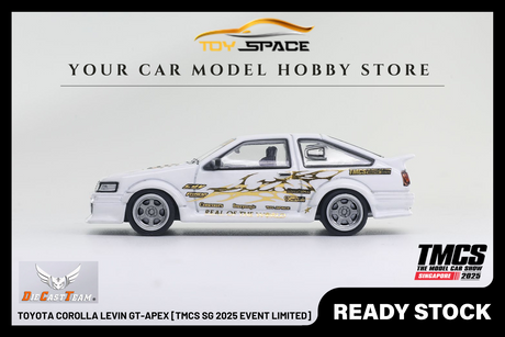 [DCT] 1:64 Toyota Corolla Levin GT-Apex [TMCS SG 2025 Event Limited] - Toy Space Diecast Online Store Singapore