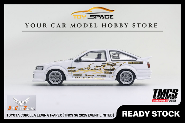 [DCT] 1:64 Toyota Corolla Levin GT-Apex [TMCS SG 2025 Event Limited]