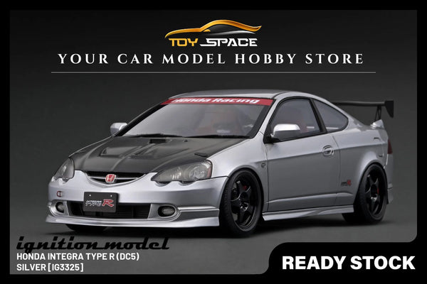 [IGNITION MODEL] 1/18 Honda Integra (DC5) Type R Silver [IG3325]