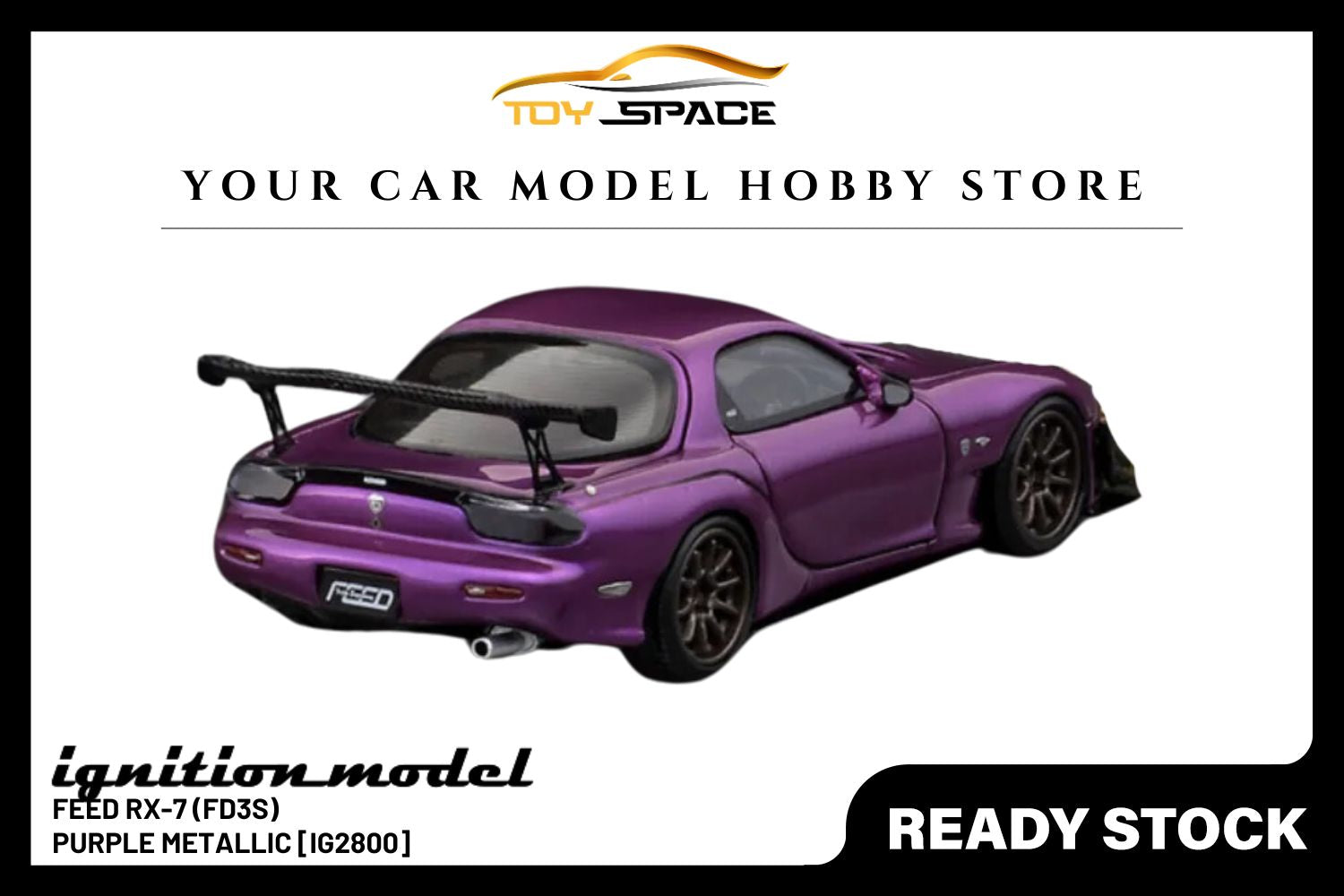 [IGNITION MODEL] 1/64 FEED RX-7 (FD3S) Purple Metallic [IG2800]