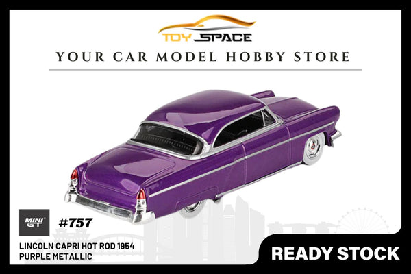 [MINI GT] Lincoln Capri Hot Rod 1954 Purple Metallic