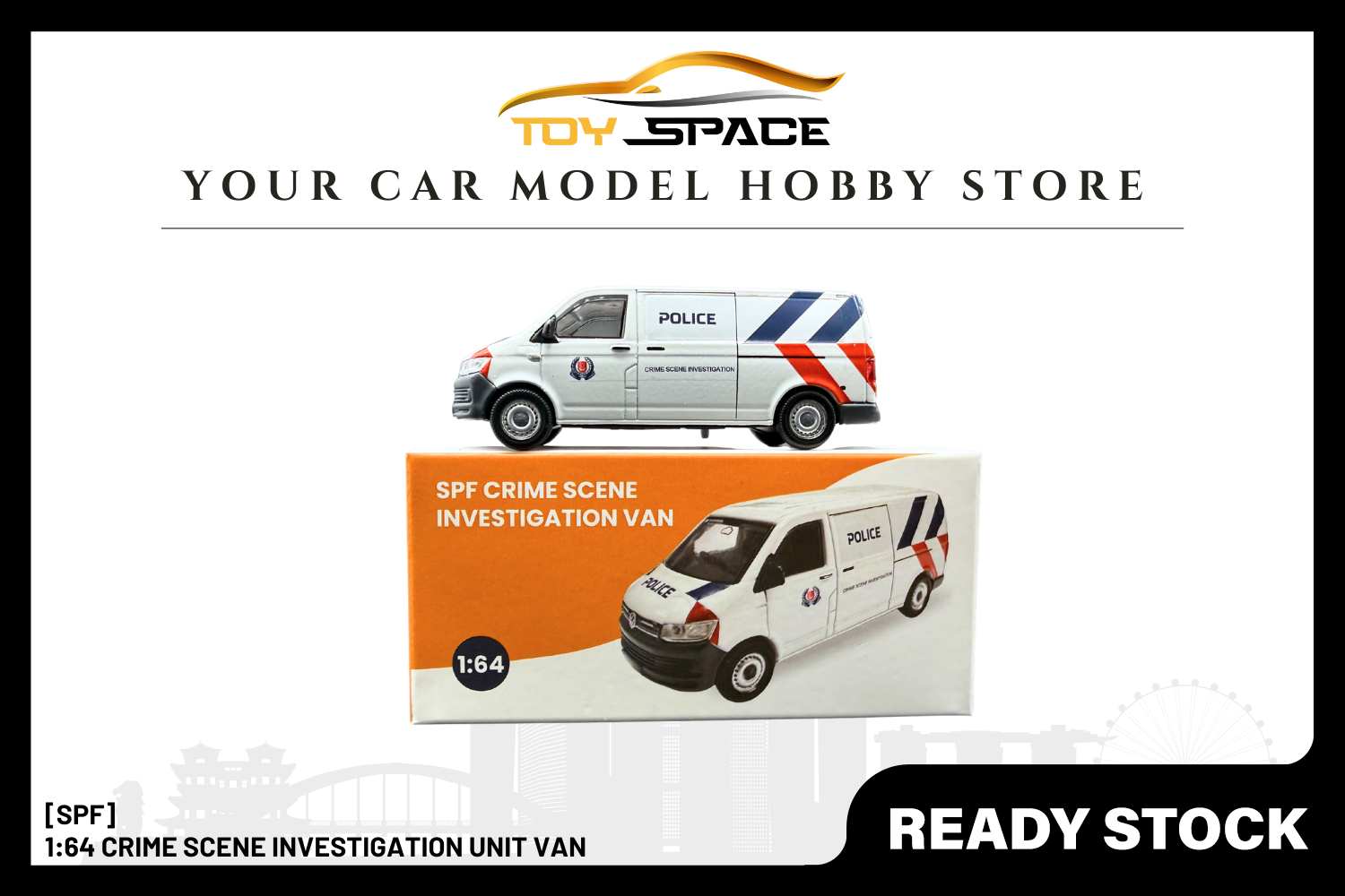 [SPF] 1:64 Crime Scene Investigation Unit Van